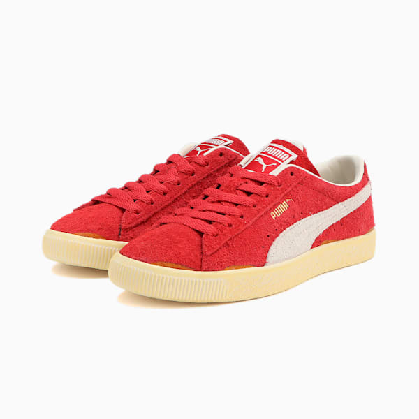 Tenis para hombre Suede VTG Neverworn III, Warm White-Club Red, extralarge