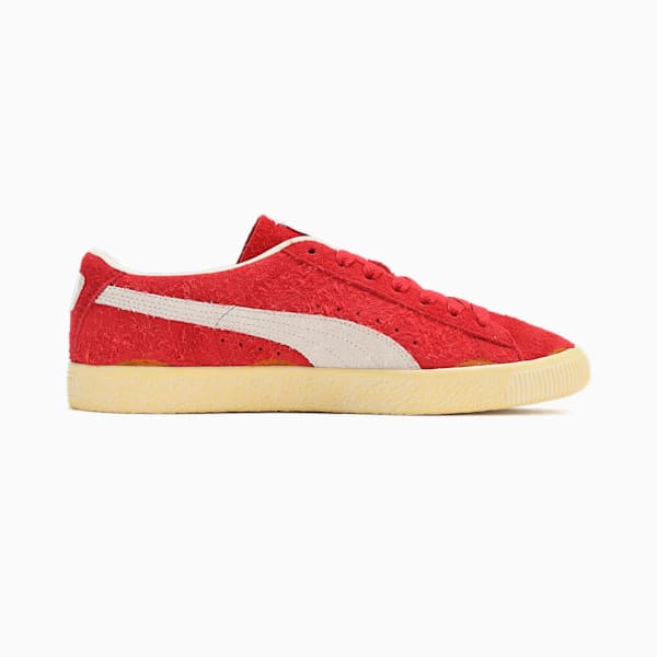 Suede VTG Neverworn III Men's Sneakers, Warm White-Club Red, extralarge