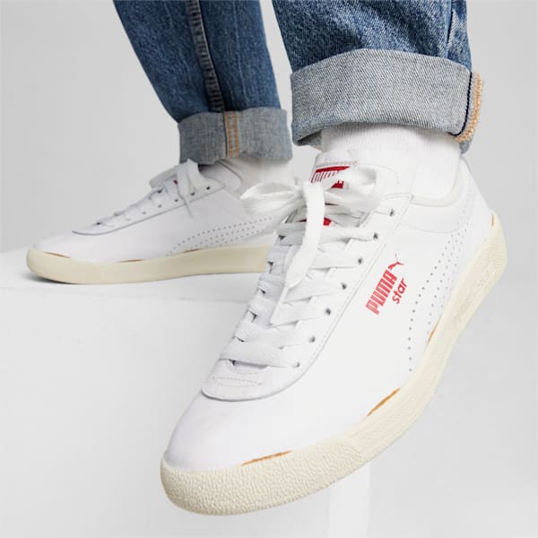 ユニセックス スター NEVERWORN III スニーカー, PUMA White-Club Red, extralarge-JPN