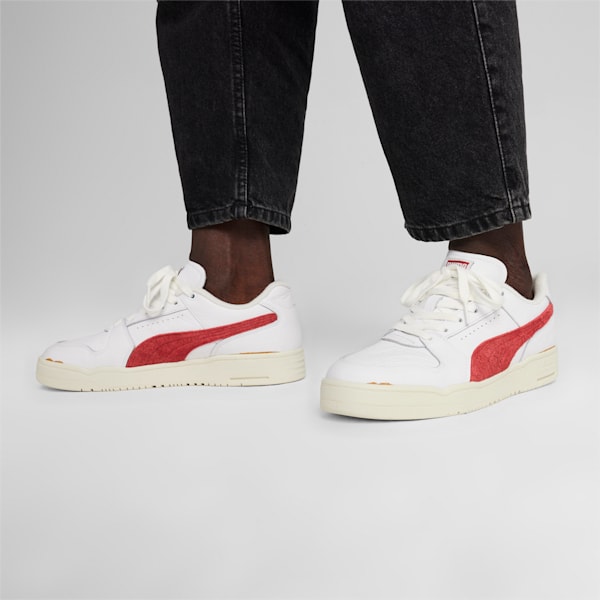 ユニセックス スリップストリーム ロー NEVERWORN III スニーカー, PUMA White-Club Red-Warm White, extralarge-JPN