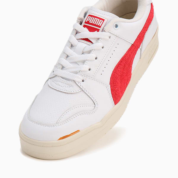 ユニセックス スリップストリーム ロー NEVERWORN III スニーカー, PUMA White-Club Red-Warm White, extralarge-JPN