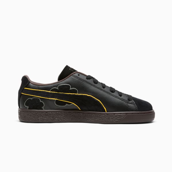 PUMA x ONE PIECE Suede Blackbeard Teech Men's Sneakers, PUMA Black-Dark Chocolate, extralarge