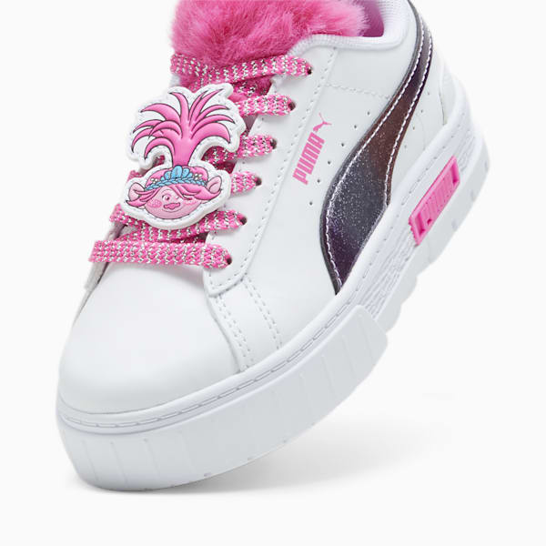 PUMA x TROLLS Mayze Little Kids' Sneakers, PUMA White-Ravish, extralarge