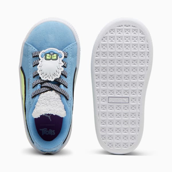 PUMA x TROLLS Suede Toddlers' Sneakers, Team Light Blue-Fizzy Light, extralarge