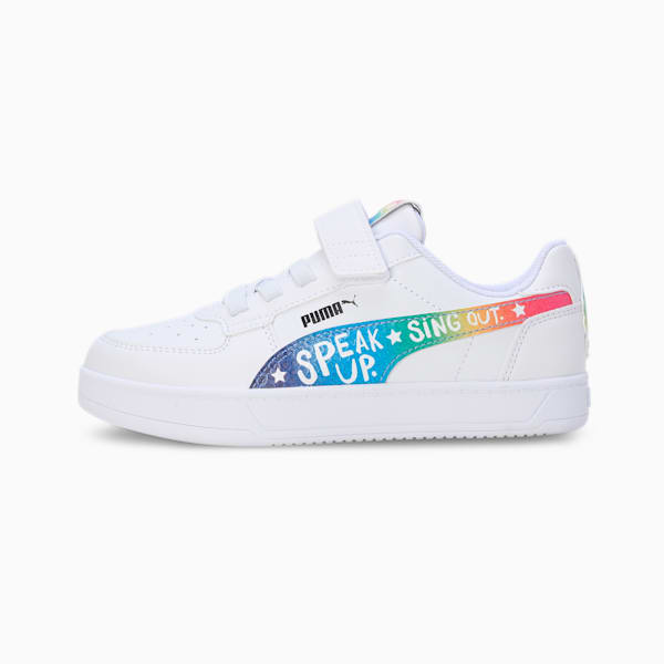 PUMA x TROLLS Caven 2.0 Kids' Sneakers, PUMA White-Ravish-Active Red, extralarge-IND