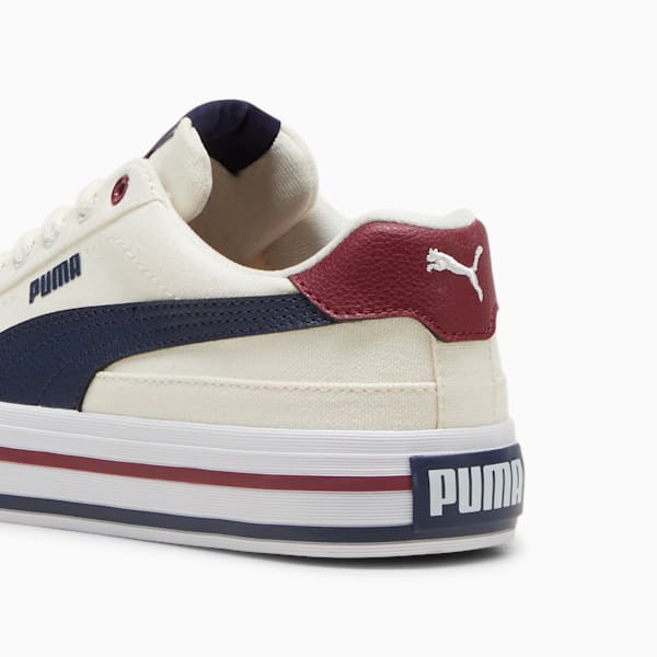 Tenis juvenil Court Classic Vulc Formstrip, Warm White-PUMA Navy-Sugared Almond, extralarge