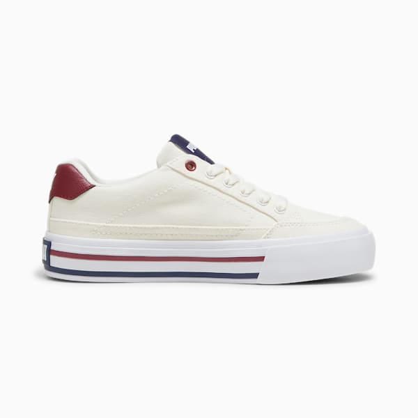 Court Classic Vulc Formstrip Big Kids' Sneakers, Warm White-PUMA Navy-Sugared Almond, extralarge