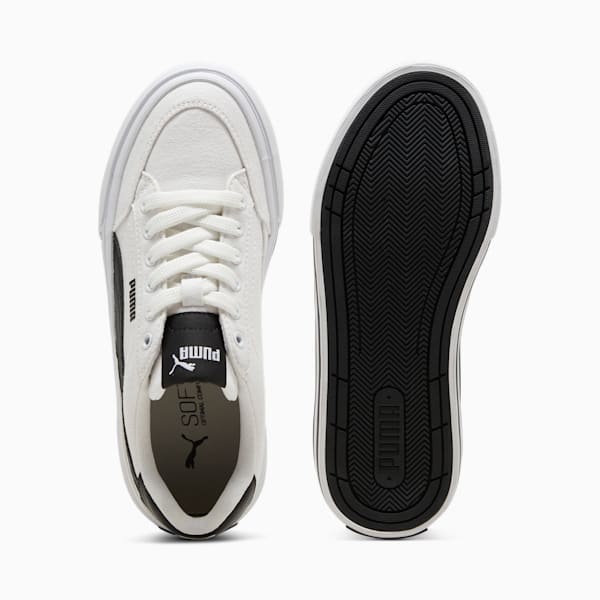 Chaussures Court Classic Vulc Enfant et Adolescent, PUMA White-PUMA Black, extralarge