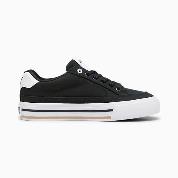 Tenis juvenil Court Classic Vulc Formstrip, PUMA Black-PUMA White, extralarge
