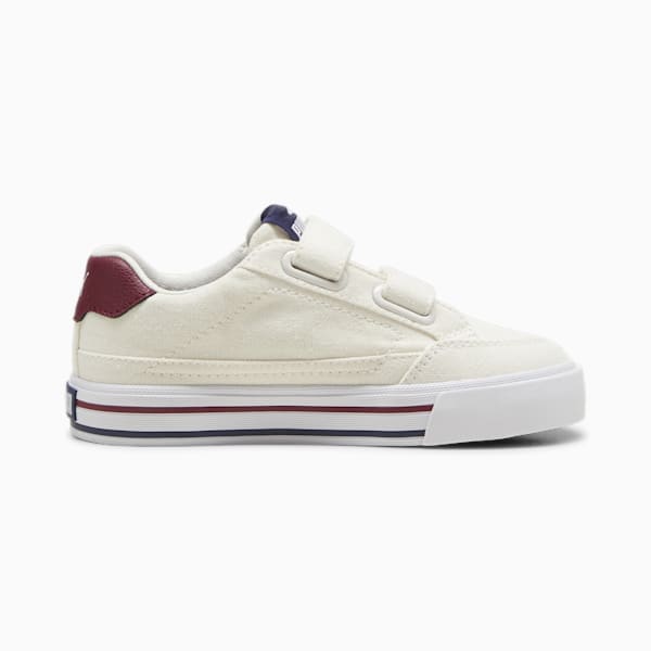 Court Classic Vulc Formstrip Little Kids' Sneakers, Warm White-Sugared Almond-PUMA Navy, extralarge