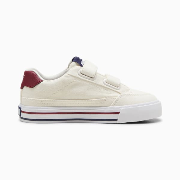 Tenis niños Court Classic Vulc Formstrip, Warm White-Sugared Almond-PUMA Navy, extralarge
