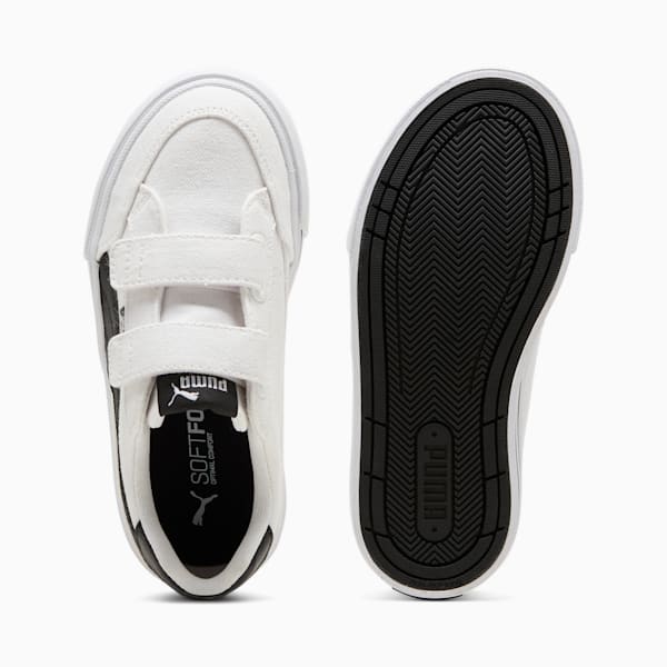Tenis niños Court Classic Vulc Formstrip, PUMA White-PUMA Black, extralarge