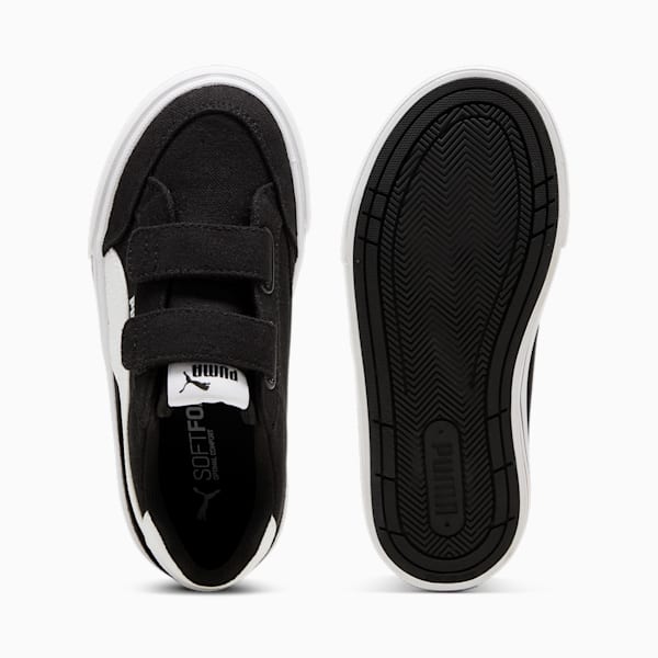 Court Classic Vulc Formstrip Little Kids' Sneakers, PUMA Black-PUMA White, extralarge