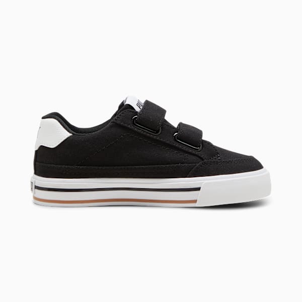 Chaussures Court Classic Vulc Enfant, PUMA Black-PUMA White, extralarge