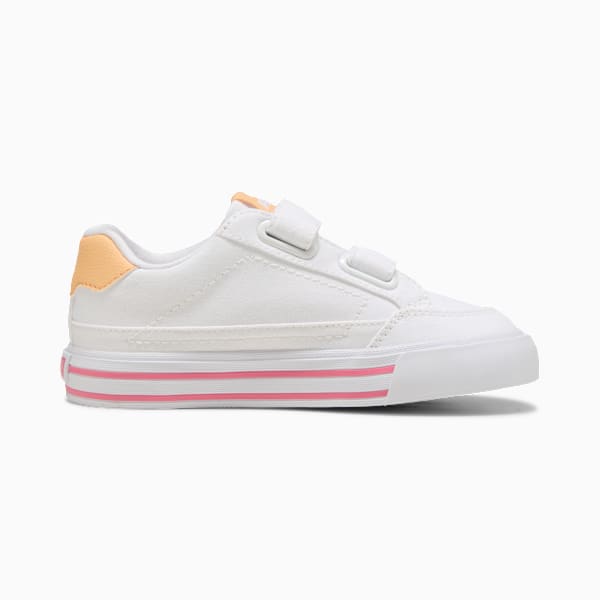 Tenis niños Court Classic Vulc Formstrip, PUMA White-Rose Mauve-Almost Apricot, extralarge