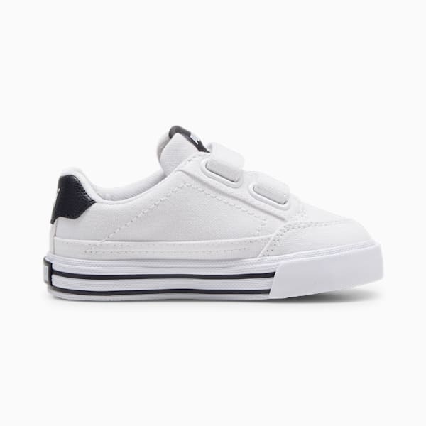 Court Classic Vulc Formstrip Toddlers' Sneakers, PUMA White-PUMA Black, extralarge