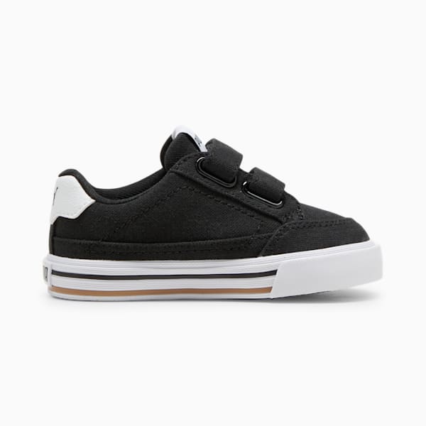 Court Classic Vulc Formstrip Toddlers' Sneakers, PUMA Black-PUMA White, extralarge