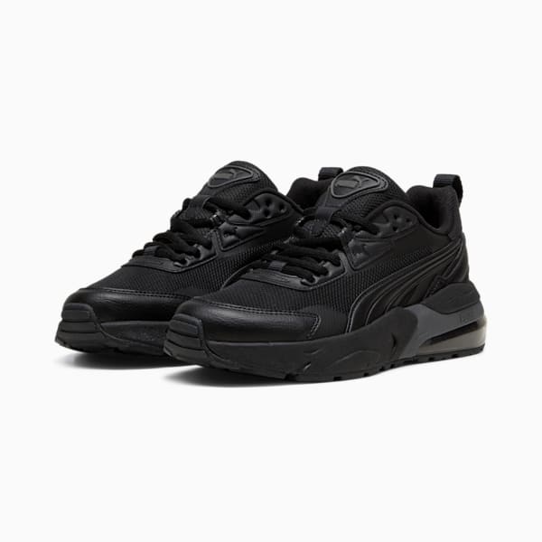 Vis2k Big Kids' Sneakers, PUMA Black-PUMA Black, extralarge