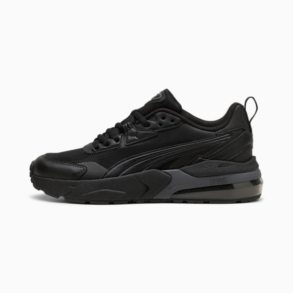 Vis2k Big Kids' Sneakers, PUMA Black-PUMA Black, extralarge