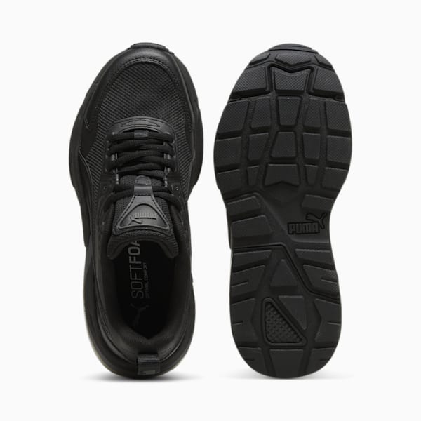 Vis2k Big Kids' Sneakers, PUMA Black-PUMA Black, extralarge