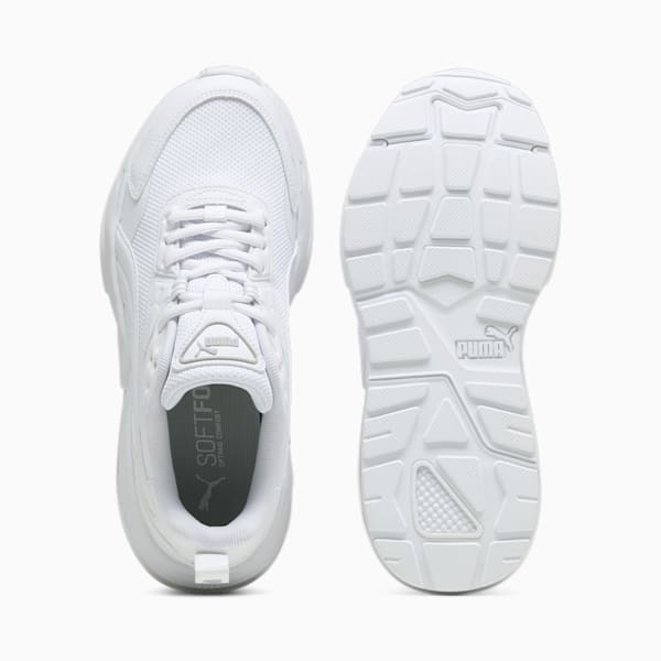 Vis2k Big Kids' Sneakers, PUMA White-PUMA White, extralarge