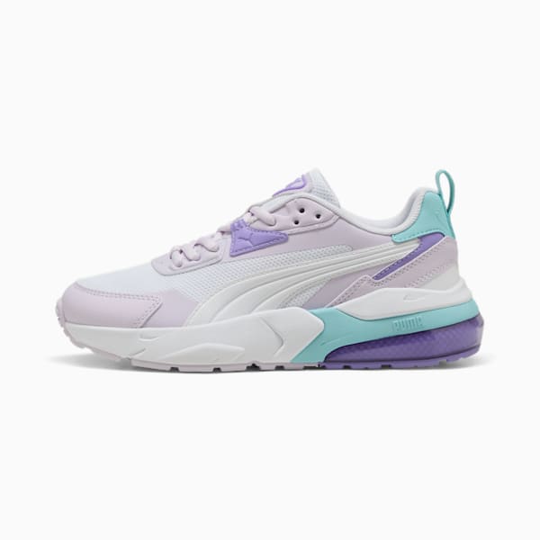 Chaussures Vis2k Enfant et Adolescent, PUMA White-PUMA White-Lilac Frost, extralarge