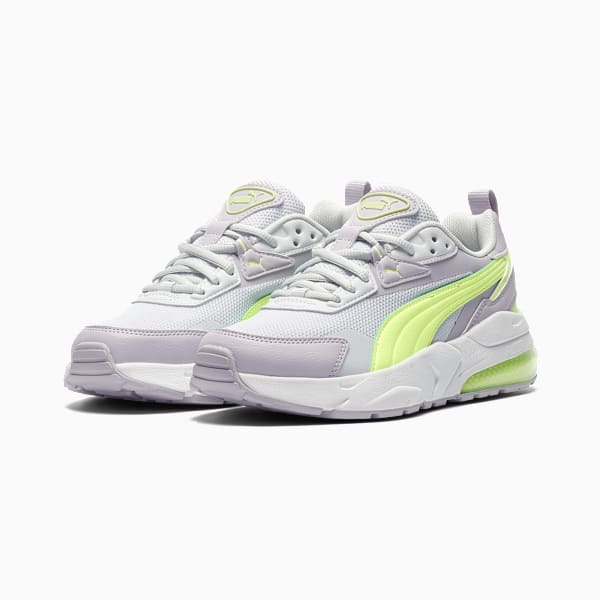 Tenis juvenil VIS2K, Silver Mist-Fizzy Light-Lilac Crush-PUMA White, extralarge