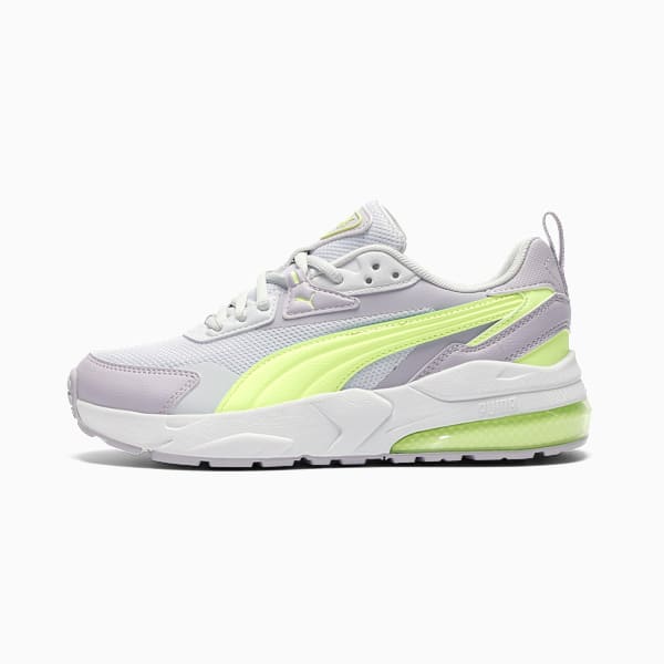 Tenis juvenil VIS2K, Silver Mist-Fizzy Light-Lilac Crush-PUMA White, extralarge