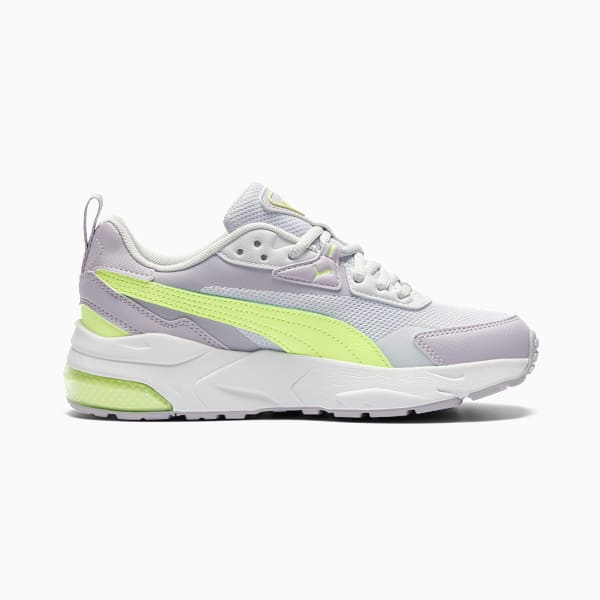 Tenis juvenil VIS2K, Silver Mist-Fizzy Light-Lilac Crush-PUMA White, extralarge