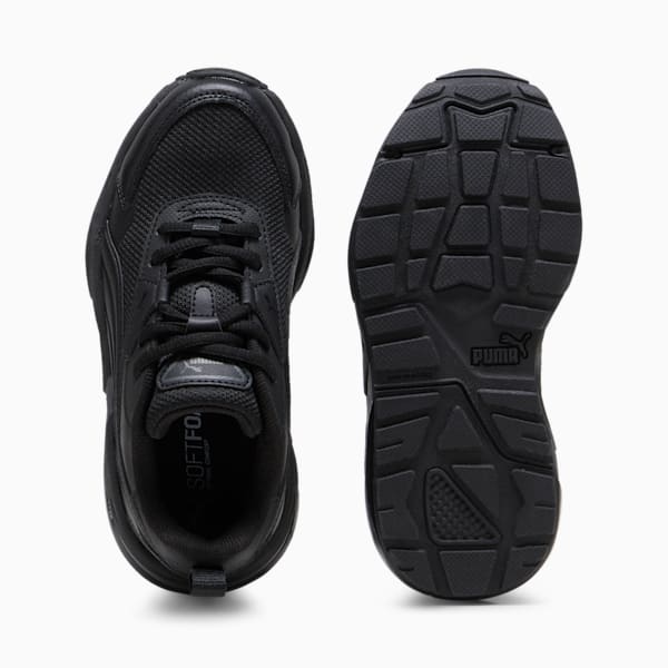 Tenis para infantes Vis2k, PUMA Black-PUMA Black, extralarge