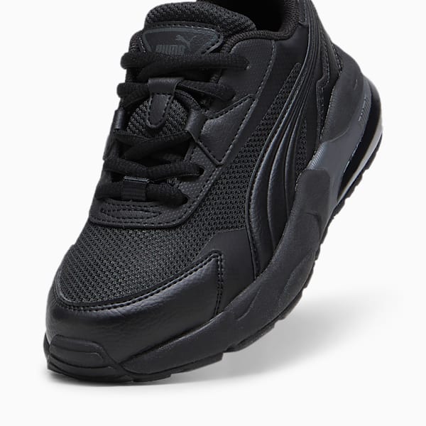 Tenis para infantes Vis2k, PUMA Black-PUMA Black, extralarge