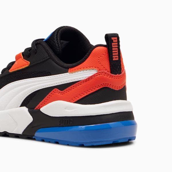 Chaussures Vis2k Enfant, PUMA Black-PUMA White-Redmazing, extralarge