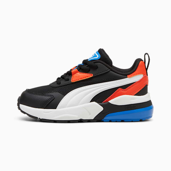 Chaussures Vis2k Enfant, PUMA Black-PUMA White-Redmazing, extralarge
