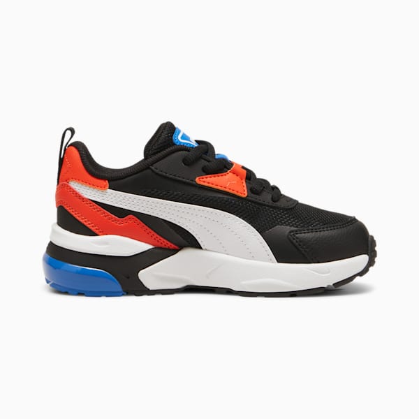 Chaussures Vis2k Enfant, PUMA Black-PUMA White-Redmazing, extralarge