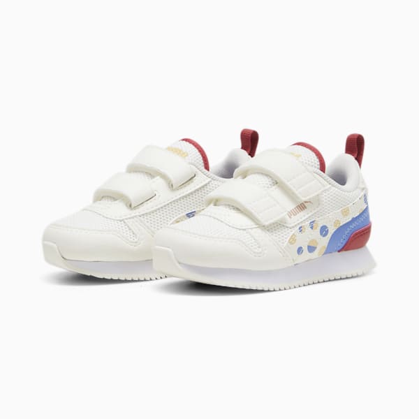 PUMA R78 Summer Camp Toddlers' Sneakers, Warm White-Blue Skies-Chamomile, extralarge