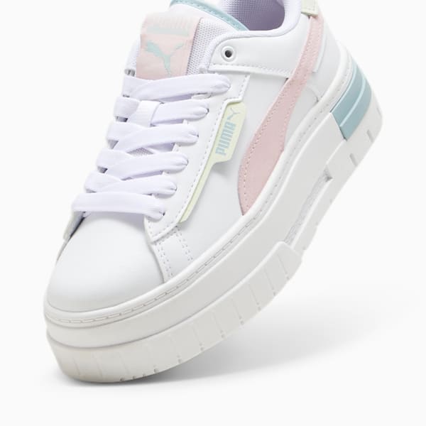 Tenis juvenil Mayze Crashed, PUMA White-Whisp Of Pink, extralarge