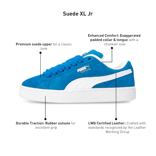 Suede XL Youth Sneakers, PUMA Team Royal-PUMA White, extralarge-IND