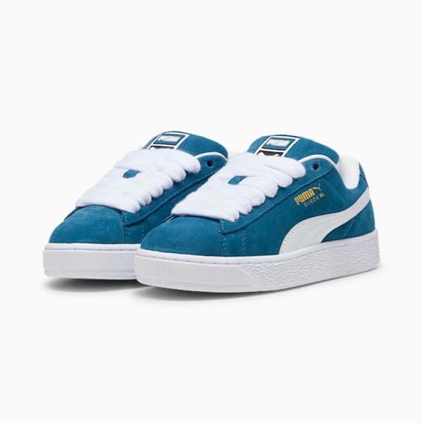 Suede XL Big Kids' Sneakers, Ocean Tropic-Warm White, extralarge