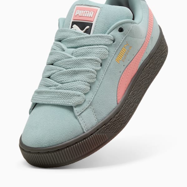 Tenis juvenil Suede XL, Modern Mint-Pink Fruit, extralarge