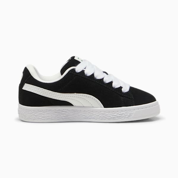 Suede XL Little Kids' Sneakers, PUMA Black-PUMA White, extralarge