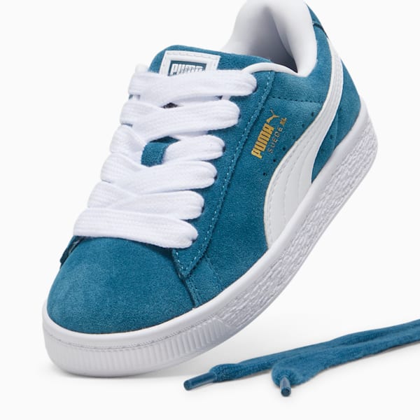 Tenis Suede XL para niños, Ocean Tropic-Warm White, extralarge