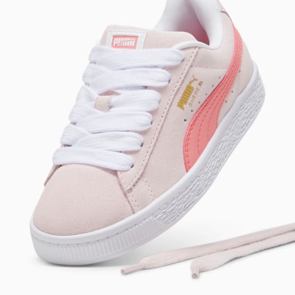 Suede XL Little Kids' Sneakers, Whisp Of Pink-Passionfruit, extralarge