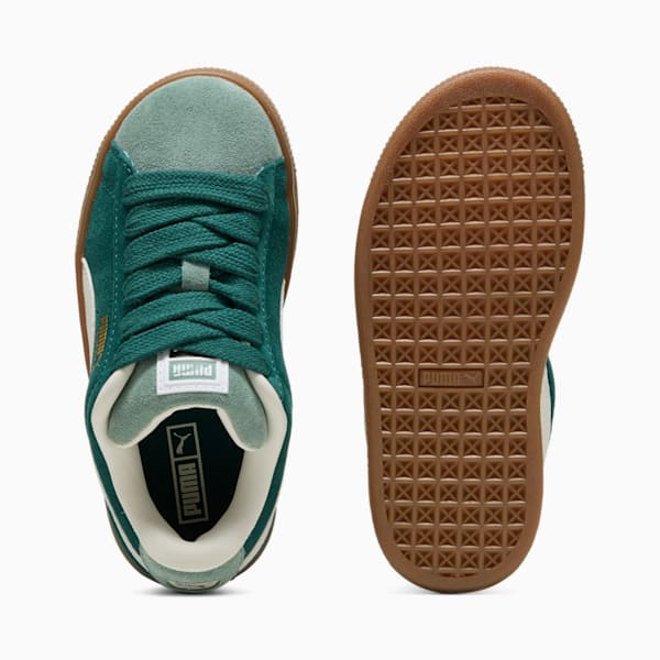 Suede XL Little Kids' Sneakers, Dark Myrtle-Vapor Gray-Green Moon, extralarge
