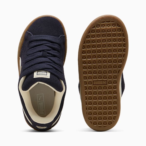 Suede XL Little Kids' Sneakers, New Navy-Frosted Ivory, extralarge
