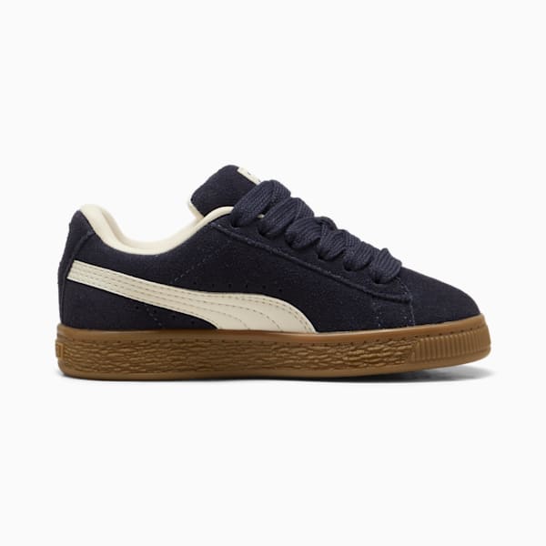 Suede XL Little Kids' Sneakers, New Navy-Frosted Ivory, extralarge