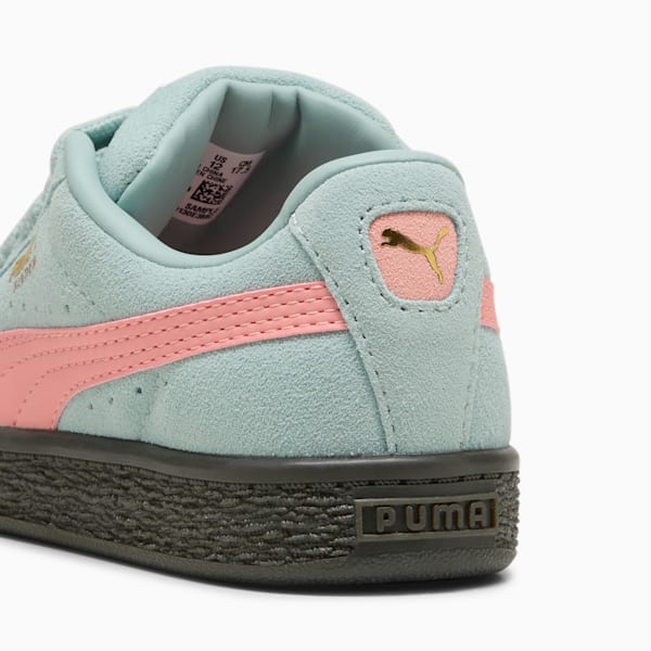 Suede XL Little Kids' Sneakers, Modern Mint-Pink Fruit, extralarge