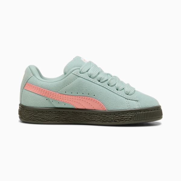 Suede XL Little Kids' Sneakers, Modern Mint-Pink Fruit, extralarge