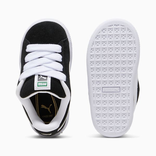 Tenis Suede XL para bebés, PUMA Black-PUMA White, extralarge