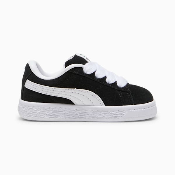 Tenis Suede XL para bebés, PUMA Black-PUMA White, extralarge