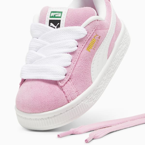 Tenis Suede XL para bebés, Mauved Out-PUMA White, extralarge